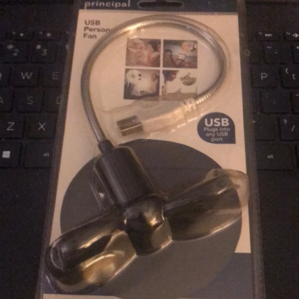 USB Personal Fan - Black